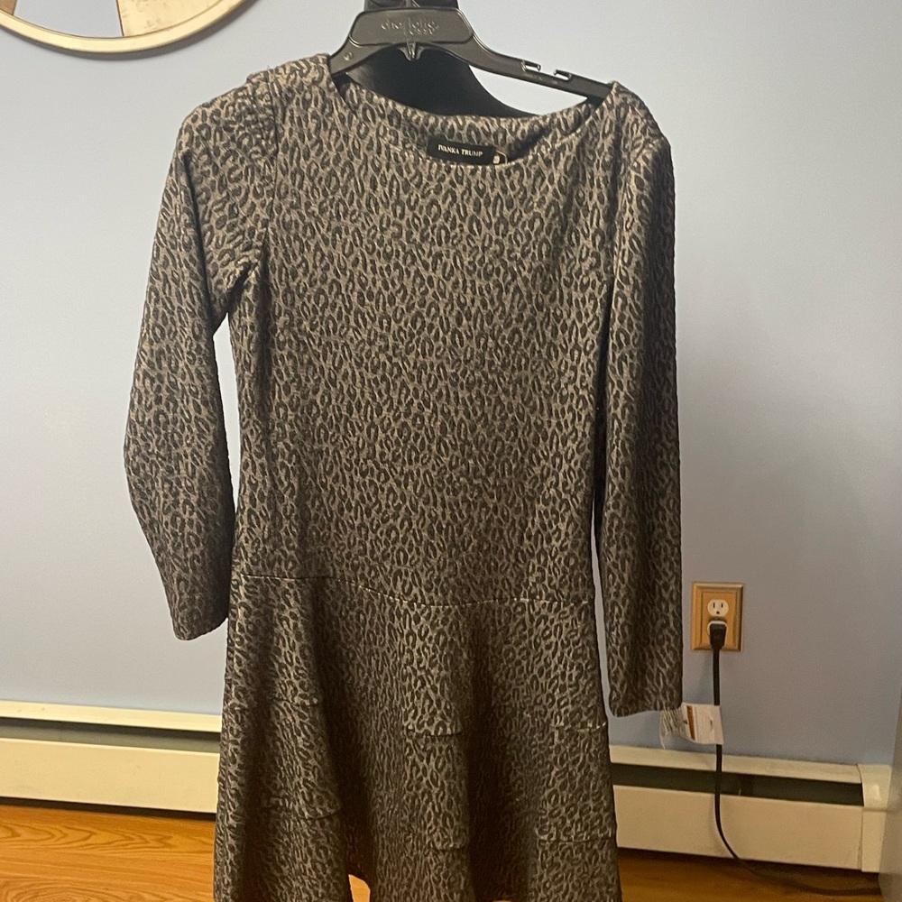 Ivanka Trump grey and black dress